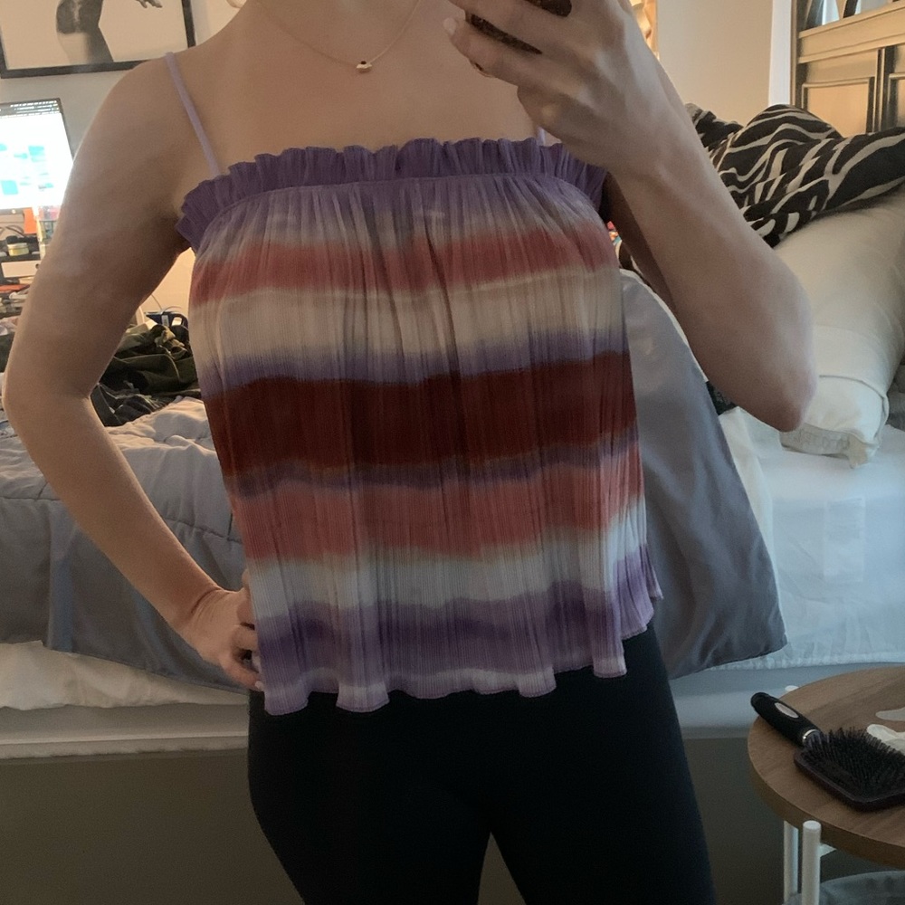 $3 w/ bundle Madewell Tie Dye Micropleat Tank
